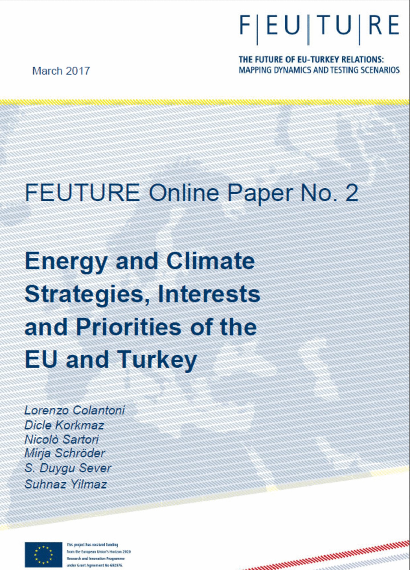 Energy and Climate Strategies, Interests and Priorities of the EU and Turkey