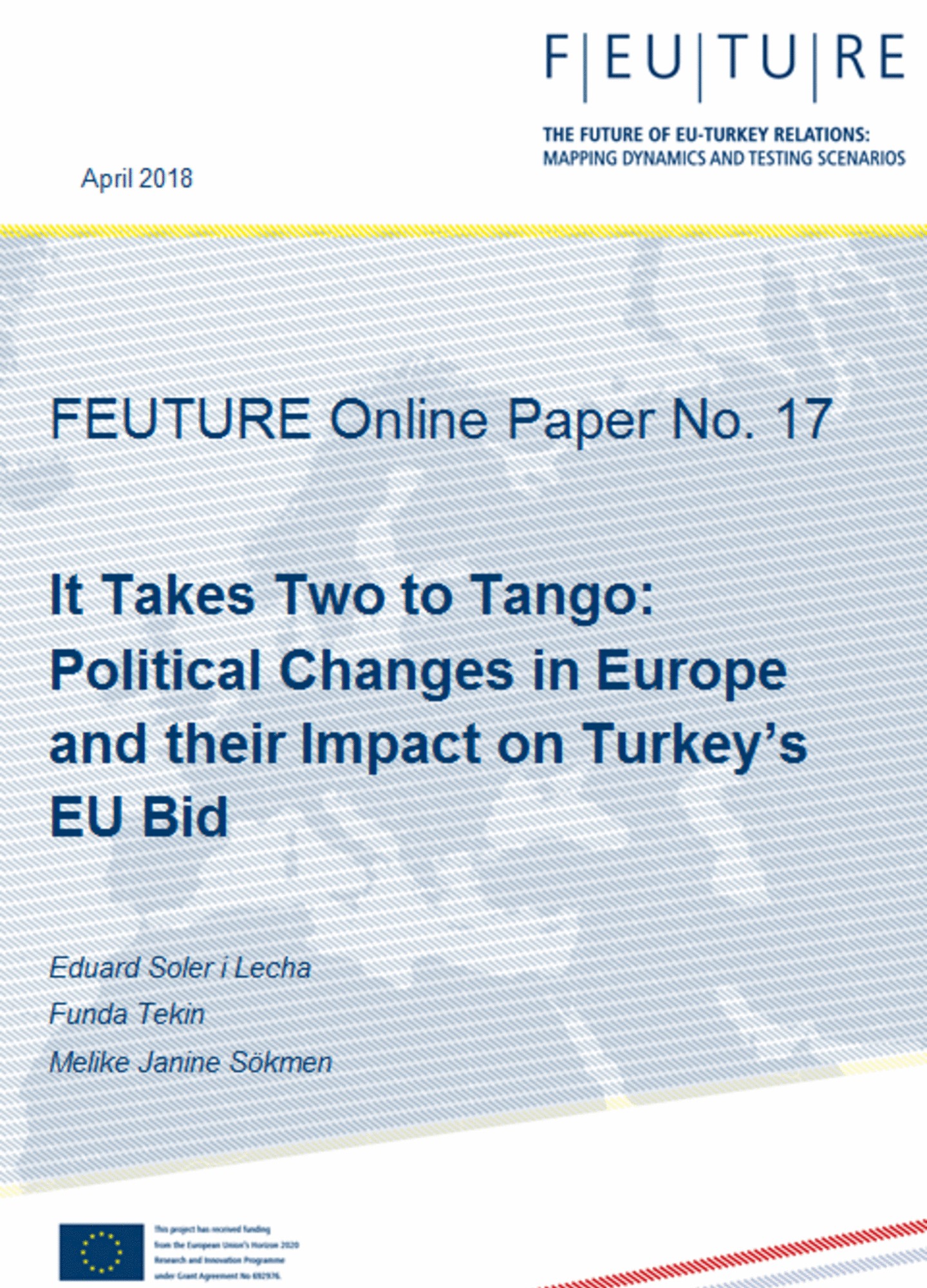 It Takes Two to Tango: Political changes in Europe and their Impact on Turkey's EU bid