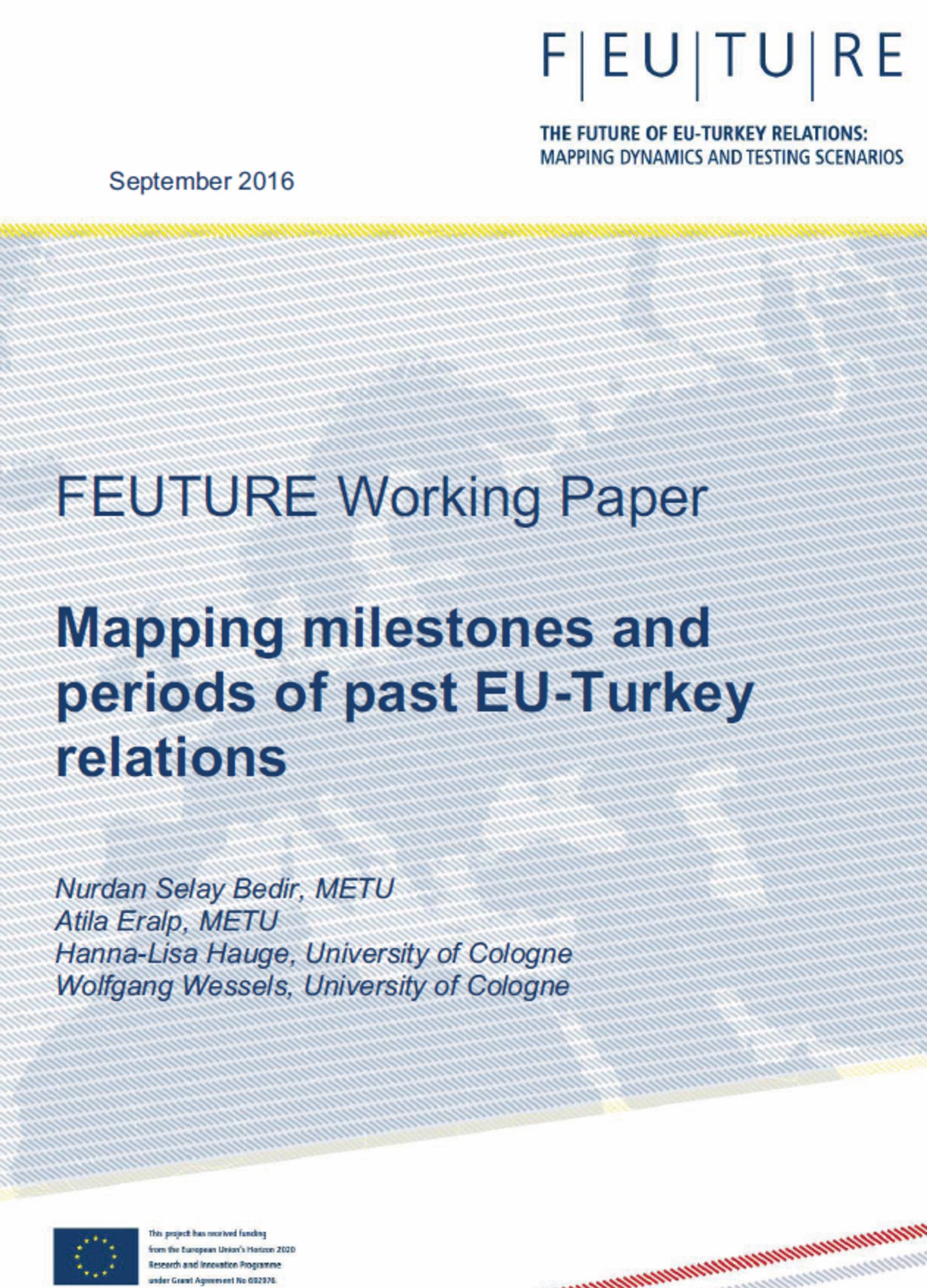 Mapping periods and milestones of past EU-Turkey relations